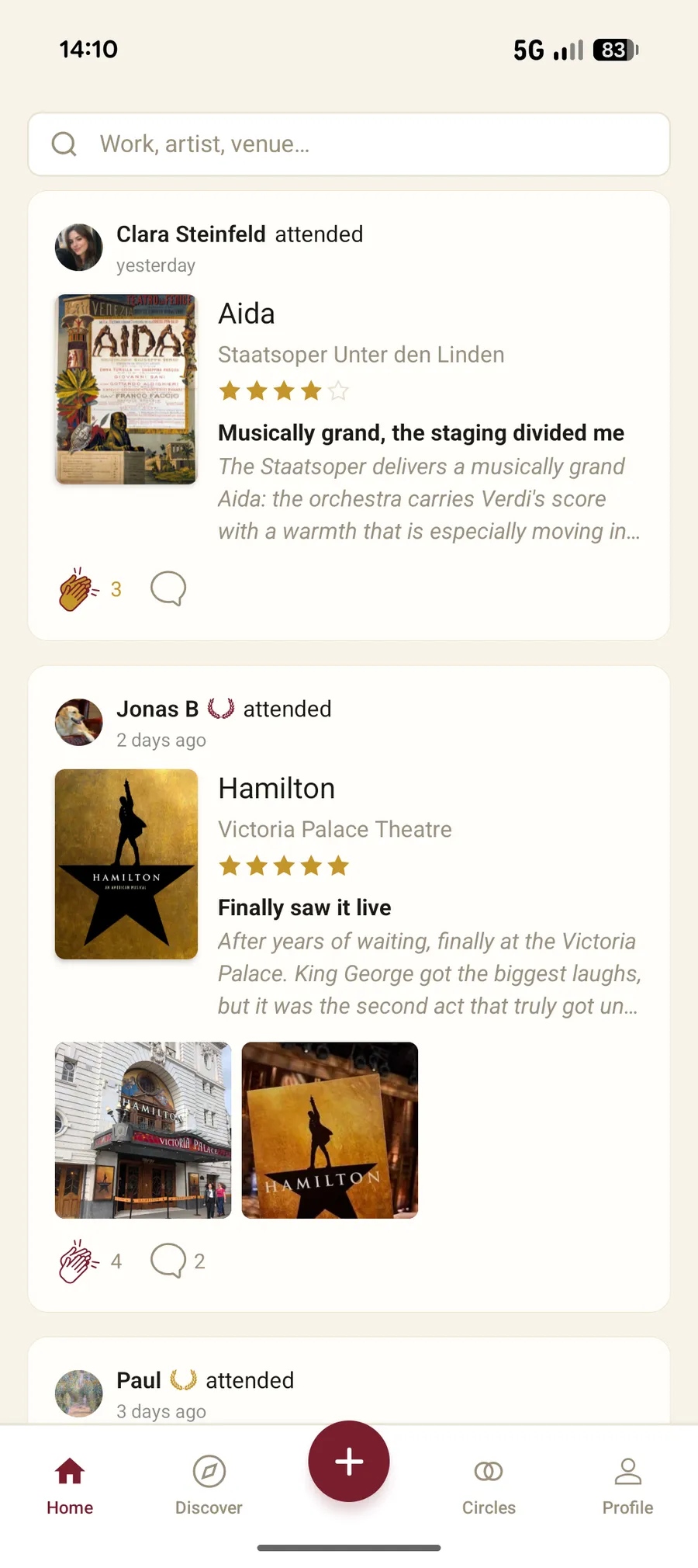 stagelog — Your Live Performance Diary